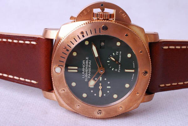 パネライスーパーコピーpanerai時計 ルミノール サブマーシブル 1950 パワーリザーブ ブロンゾ 47mm PAM00507